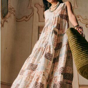 Sezane Patchwork dress